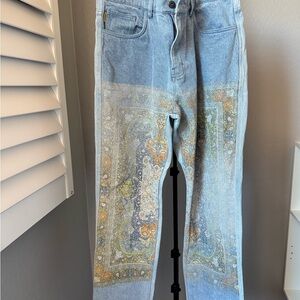 Pleasures Men’s Walk on Me Jeans